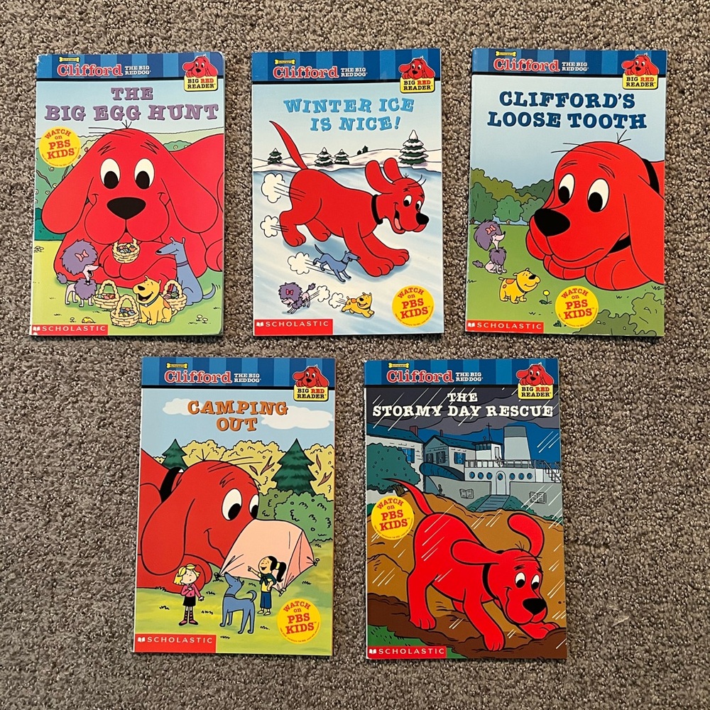 Clifford Adventure Book Set of 5